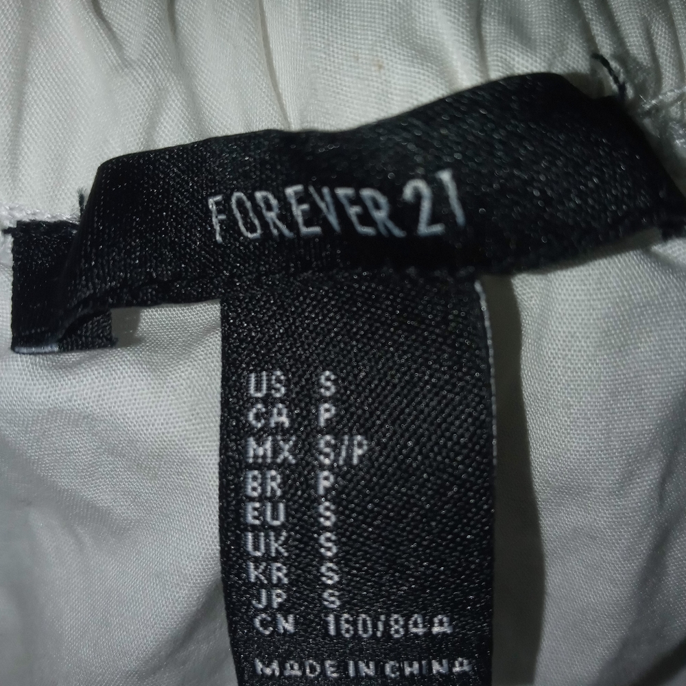 Forever 21 off-the-shoulder crop top